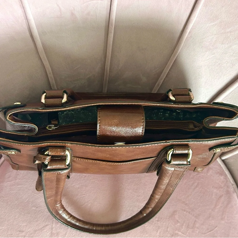 Liz Claiborne Vintage gorgeous leather tote bag - Picture 10 of 16